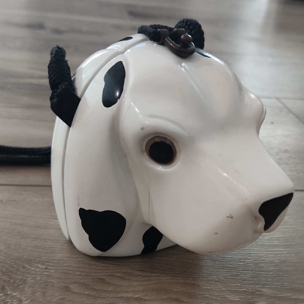 Timmy Woods Black White Dalmatian Dog Crossbody Bag Acacia Rare